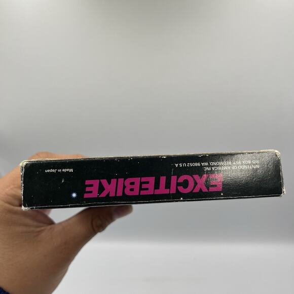 Excitebike Nintendo NES 1985 CIB Black Box Circle Seal Cleaned & Tested - Picture 12 of 14